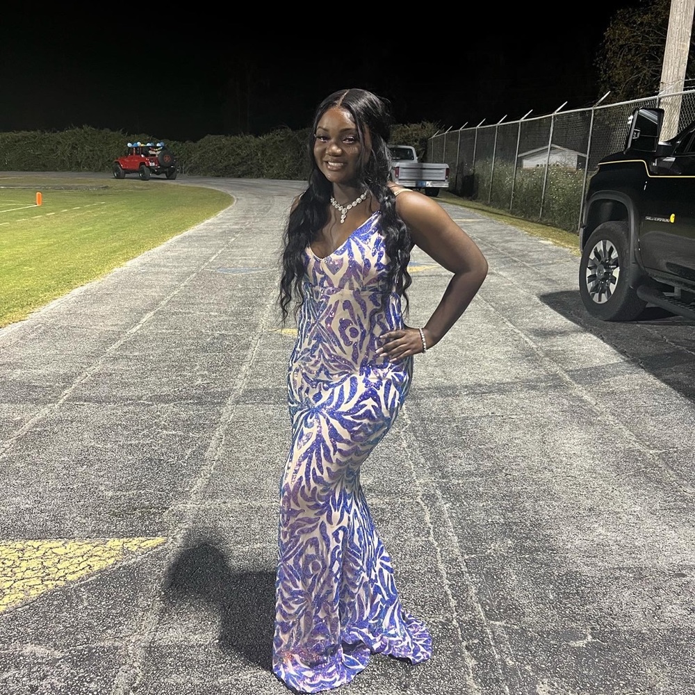 Shein sequin gown